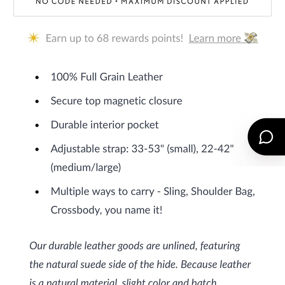 PLG Sea glass Leather Koala crossbody - Picture 7 of 7